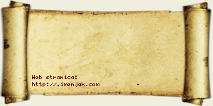 Natalija Stošić vizit kartica